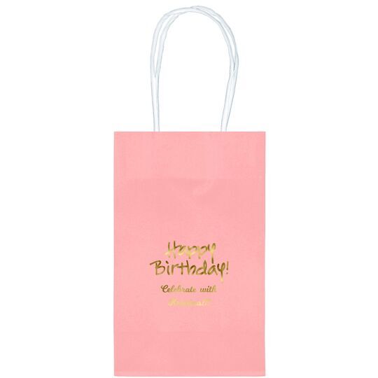 Studio Happy Birthday Medium Twisted Handled Bags
